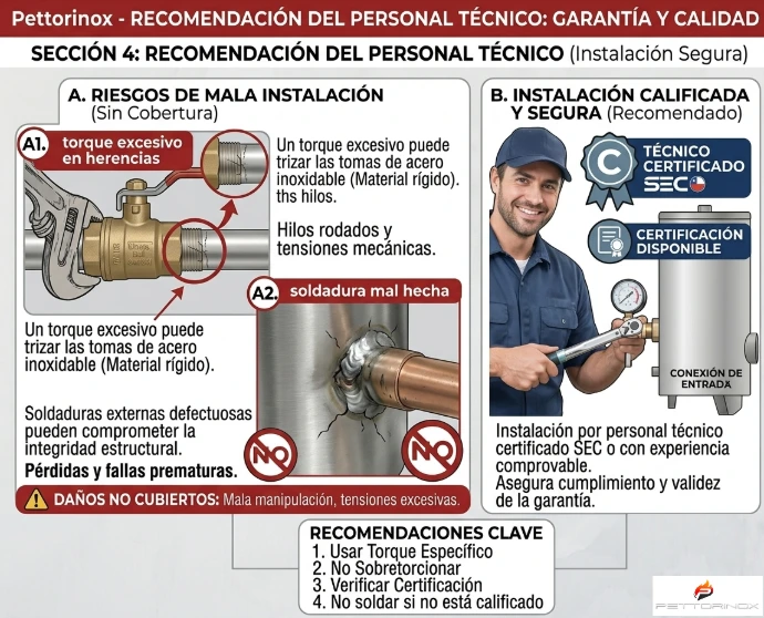 Recomendación del Personal Técnico
